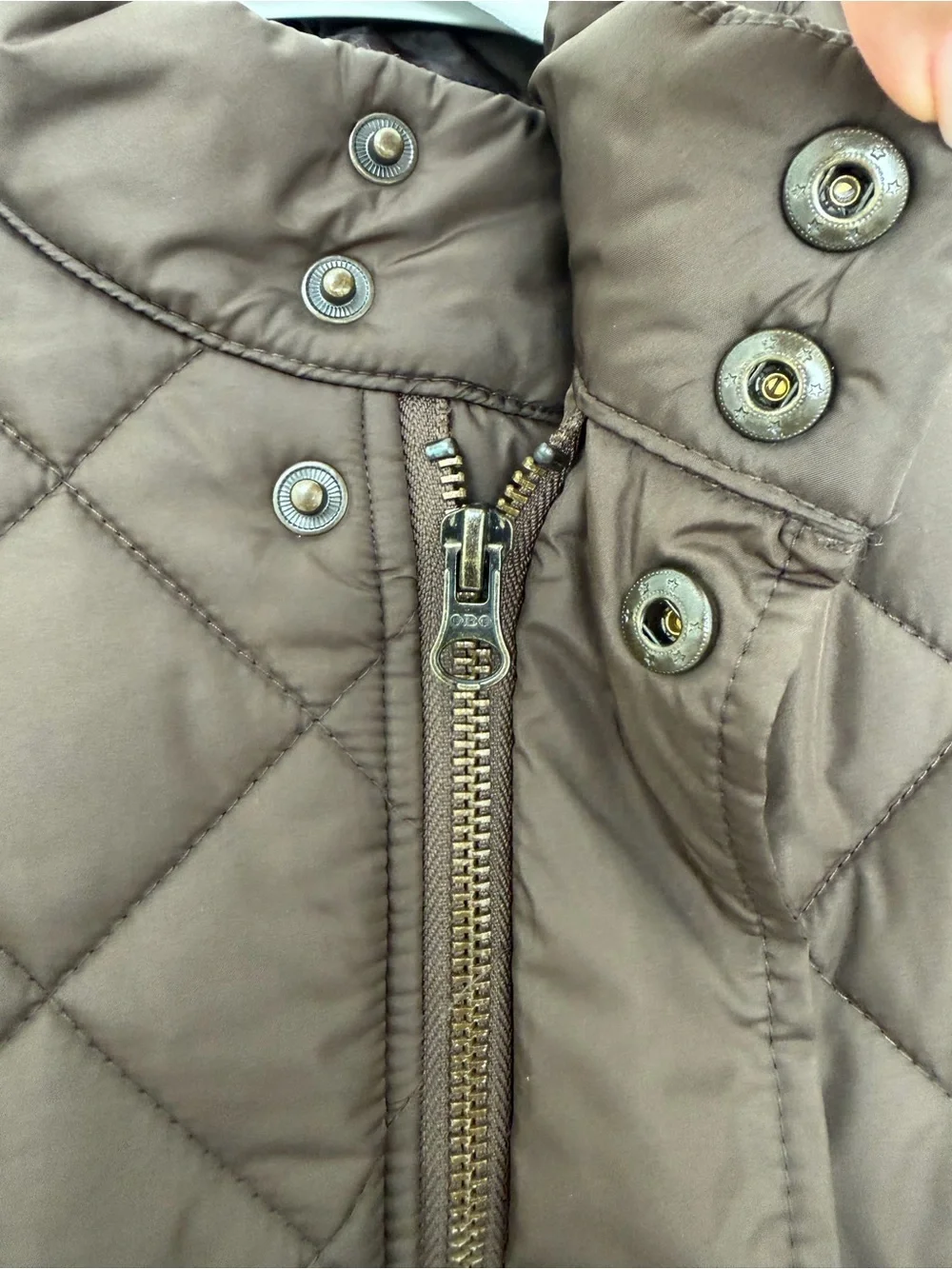 Banana Republic Diamond Quilted Puffer Jacket Earth Brown Men’s L